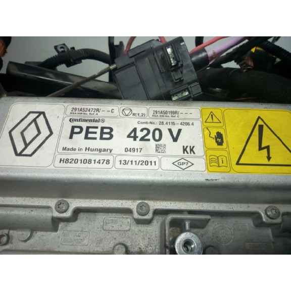 Recambio de motor completo para renault fluence z.e. dynamique referencia OEM IAM 5AM40 B 5AM40 27.758KM