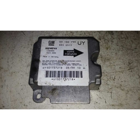 Recambio de centralita airbag para opel astra g berlina comfort referencia OEM IAM 09180799UY  