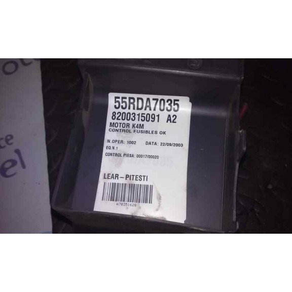Recambio de caja reles / fusibles para renault laguna ii (bg0) expression referencia OEM IAM 8200315091  