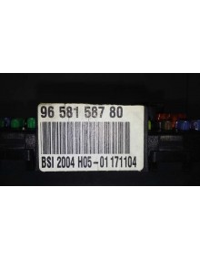 Recambio de centralita bsi para citroën c4 coupe vtr plus referencia OEM IAM 9658157880   2