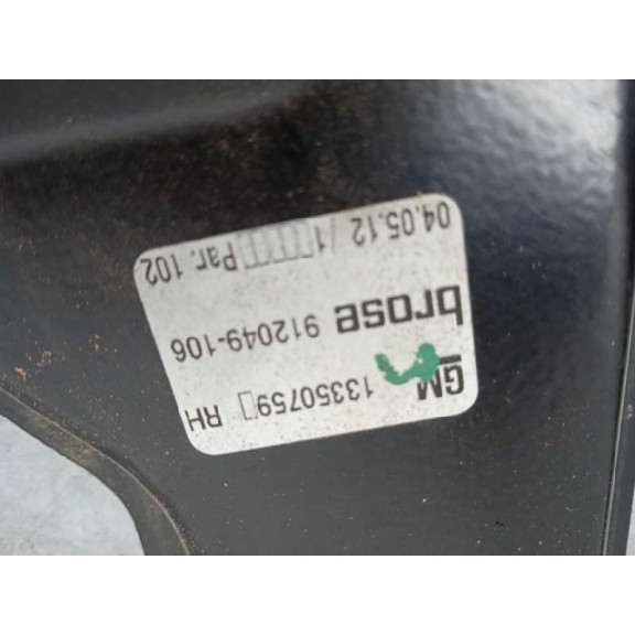 Recambio de elevalunas delantero derecho para opel astra j lim. cosmo referencia OEM IAM 13350759  6 PINS