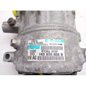 Recambio de compresor aire acondicionado para volkswagen touran (1t3) 1.6 tdi referencia OEM IAM 1K0820808B  