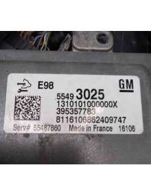 Recambio de centralita motor uce para opel astra k lim. 5türig excellence referencia OEM IAM 55493025 55493025 55493025