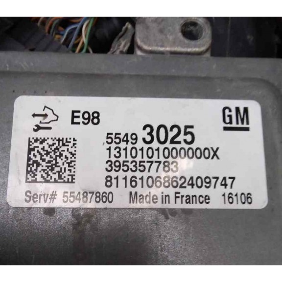 Recambio de centralita motor uce para opel astra k lim. 5türig excellence referencia OEM IAM 55493025 55493025 55493025