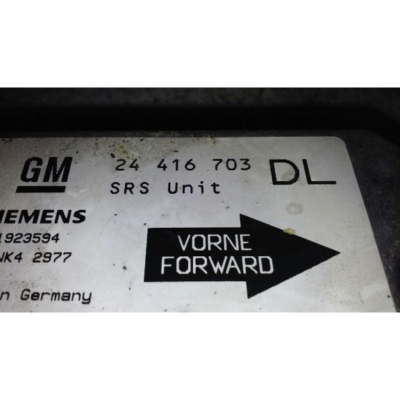 Recambio de centralita airbag para opel astra g berlina comfort referencia OEM IAM 24416703DL  