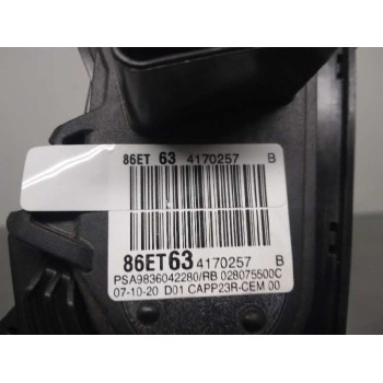 Recambio de potenciometro pedal para opel combo cargo (e) active referencia OEM IAM 9836042280  6 PINS