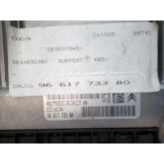 Recambio de centralita motor uce para citroën c4 coupe vtr plus referencia OEM IAM 9661773380 0281011863 