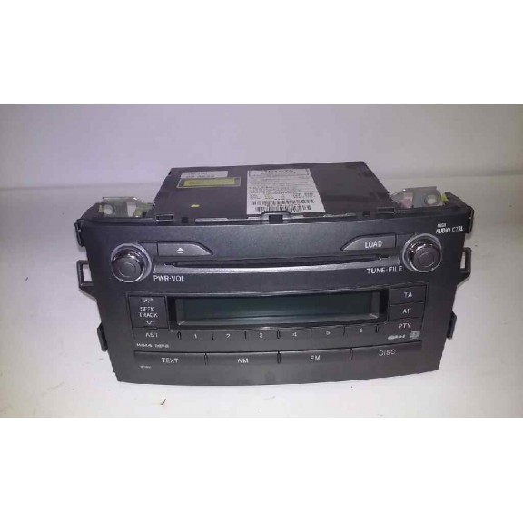 Recambio de sistema audio / radio cd para toyota auris luna referencia OEM IAM 8612002571  