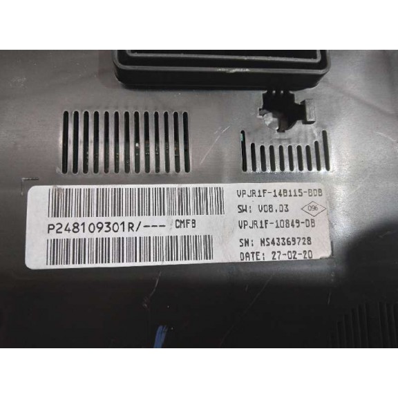 Recambio de cuadro instrumentos para renault captur ii intens referencia OEM IAM 248109301R P248109301R DIGITAL
