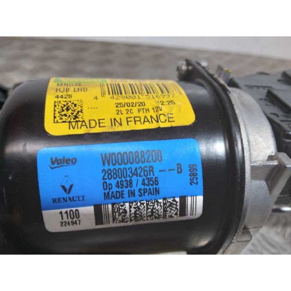 Recambio de motor limpia delantero para renault captur ii intens referencia OEM IAM 288003426R W00088200 W151699