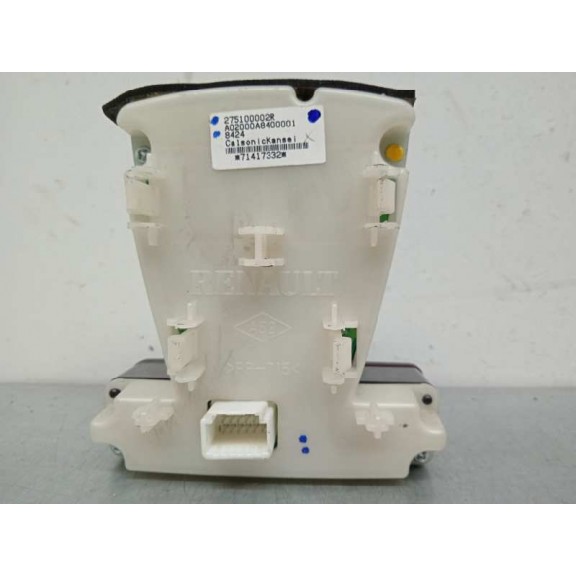 Recambio de mando climatizador para renault laguna coupe gt referencia OEM IAM 275100002R  CON WARNING