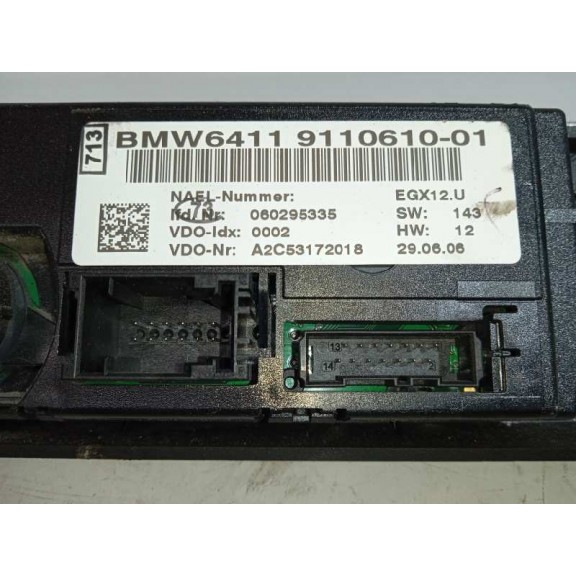 Recambio de mando climatizador para bmw serie 3 berlina (e90) 320d referencia OEM IAM 64119110610 9110610 