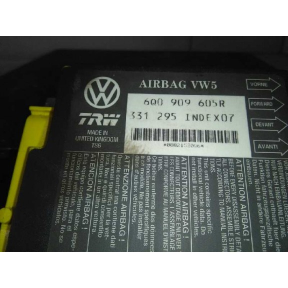 Recambio de centralita airbag para seat ibiza (6l1) reference referencia OEM IAM 6Q0909605R  