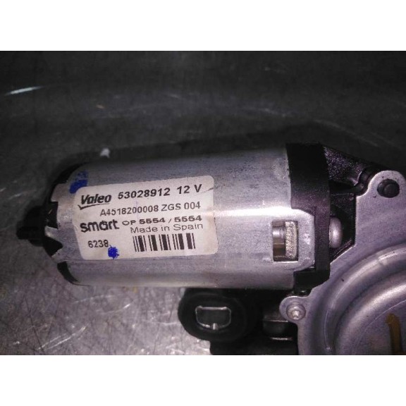 Recambio de motor limpia trasero para smart coupe mhd 45 urban style (451.334) referencia OEM IAM A4518200008 A4518200008 