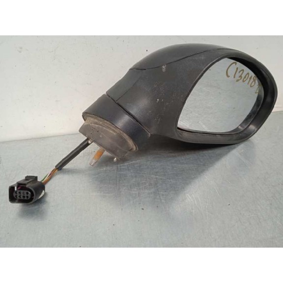 Recambio de retrovisor derecho para seat leon (1p1) 1.9 tdi referencia OEM IAM 1P1857508K NEGRO CARCASA ROZADA 5 CABLES