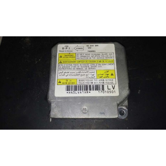 Recambio de centralita airbag para chevrolet matiz 0.8 cat referencia OEM IAM 96644505  