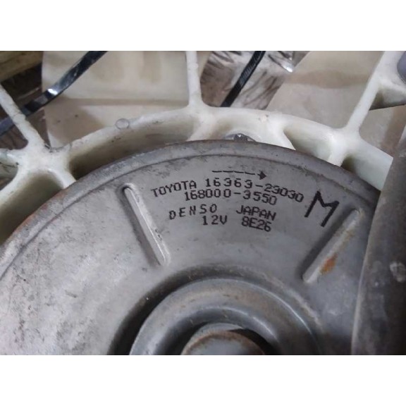 Recambio de electroventilador para toyota yaris (ncp1/nlp1/scp1) 1.3 sol automático referencia OEM IAM 1680003550 MARCA DENSO 16