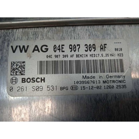 Recambio de centralita motor uce para seat ibiza (6p1) reference referencia OEM IAM 04E907309AF 0261S09531 