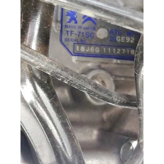 Recambio de caja cambios para peugeot 2008 (--.2013) allure referencia OEM IAM 20GE92 AUTO 33.030KM