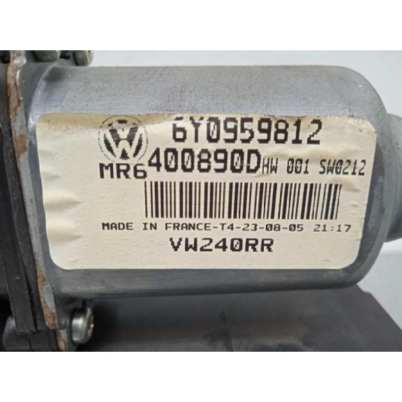 Recambio de motor elevalunas trasero derecho para volkswagen polo (9n3) advance referencia OEM IAM 6Y0959812 6Y0959812 