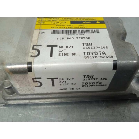Recambio de centralita airbag para toyota auris active referencia OEM IAM 8917002560 8917002560 