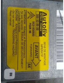 Recambio de centralita airbag para citroën xsara berlina 1.9 td sx referencia OEM IAM 9631950680   2