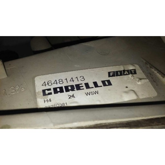 Recambio de faro derecho para fiat punto berlina (176) td 60 cult referencia OEM IAM 46481413  
