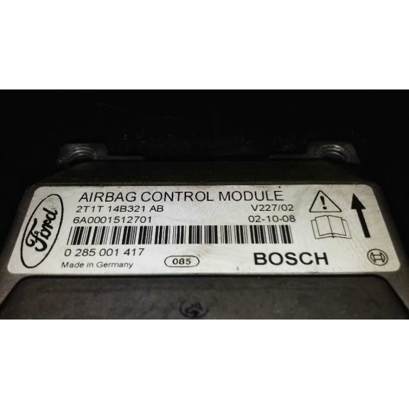 Recambio de centralita airbag para ford transit connect (tc7) referencia OEM IAM 2T1T14B321AB  