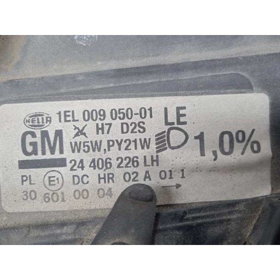 Recambio de faro izquierdo para opel omega b design edition berlina referencia OEM IAM 24406226 24406226 XENON