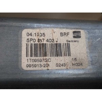Recambio de elevalunas delantero derecho para seat altea (5p1) 4kids style referencia OEM IAM 5P0837402J ELÉCTRICO 1K0959792H