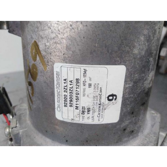 Recambio de compresor aire acondicionado para nissan pulsar (c13) 1.2 16v cat referencia OEM IAM 926003ZL1A 926008367R 92600BV80