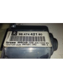 Recambio de motor elevalunas delantero derecho para citroën c4 coupe collection referencia OEM IAM 9647442180   2