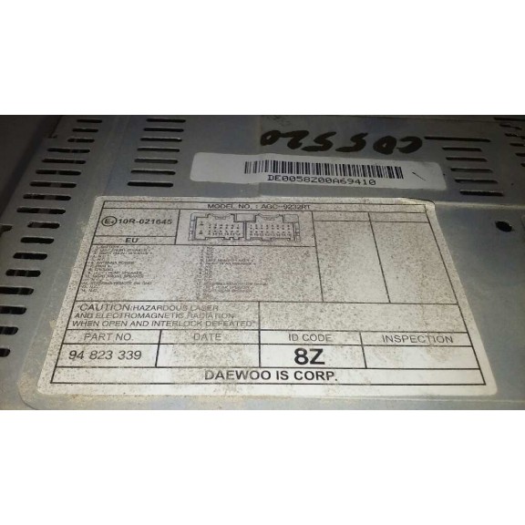 Recambio de sistema audio / radio cd para chevrolet aveo 1.4 cat referencia OEM IAM   