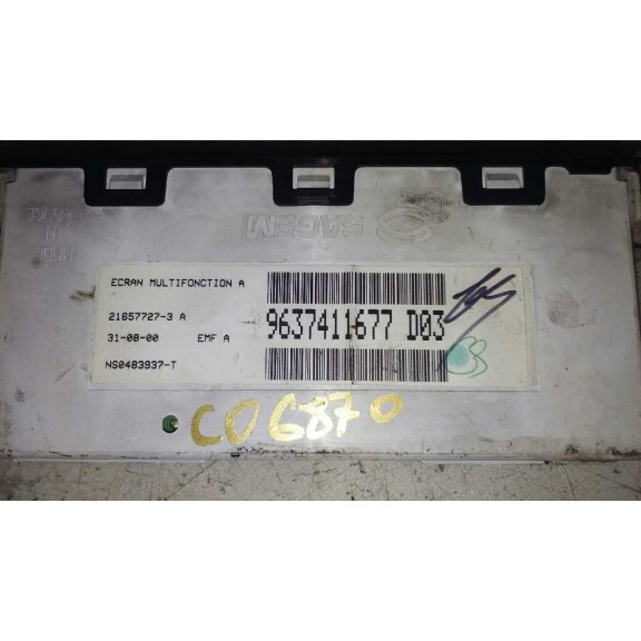 Recambio de display para citroën xsara coupe 1.6i 16v vtr referencia OEM IAM 9637411677D03  