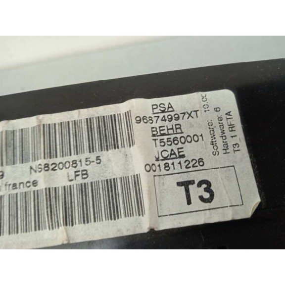 Recambio de mando climatizador para peugeot 206+ básico referencia OEM IAM 9687499XT 9687499XT 