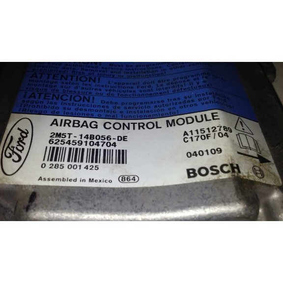 Recambio de centralita airbag para ford focus berlina (cak) ambiente referencia OEM IAM 2M5T14B056DE  