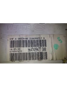 Recambio de display para citroën c3 1.4 hdi sx plus referencia OEM IAM 9647409477   2