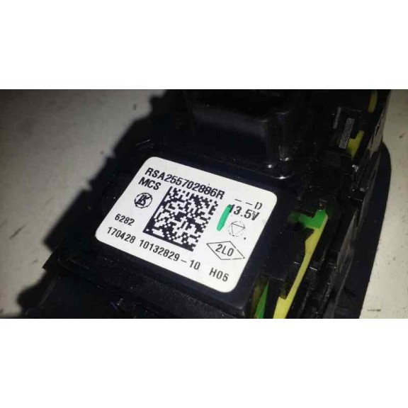 Recambio de mando elevalunas delantero izquierdo para renault captur luxe referencia OEM IAM RSA255702886R 254113300R 254118722R