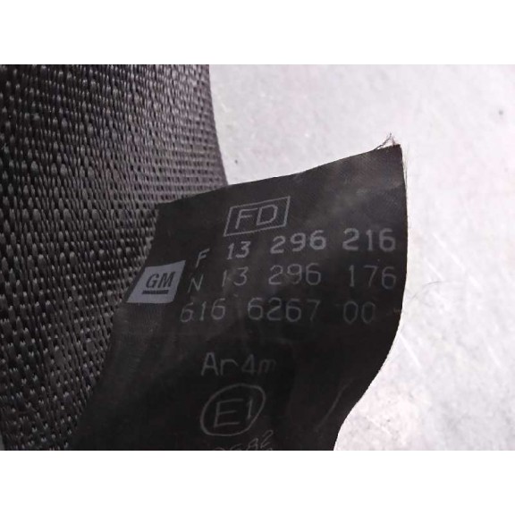 Recambio de cinturon seguridad trasero izquierdo para opel zafira b family referencia OEM IAM 602592300E  