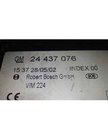 Recambio de modulo confort para opel astra g berlina club referencia OEM IAM 24437076   2