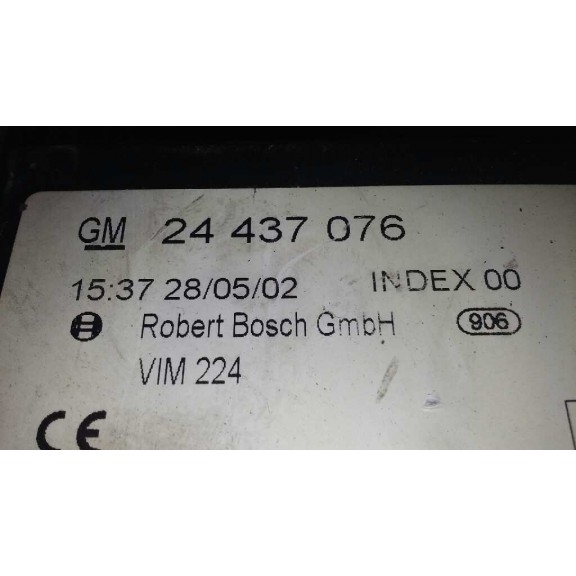 Recambio de modulo confort para opel astra g berlina club referencia OEM IAM 24437076  