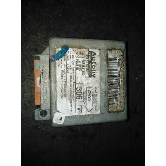 Recambio de centralita airbag para peugeot 306 break style referencia OEM IAM 9633621280  