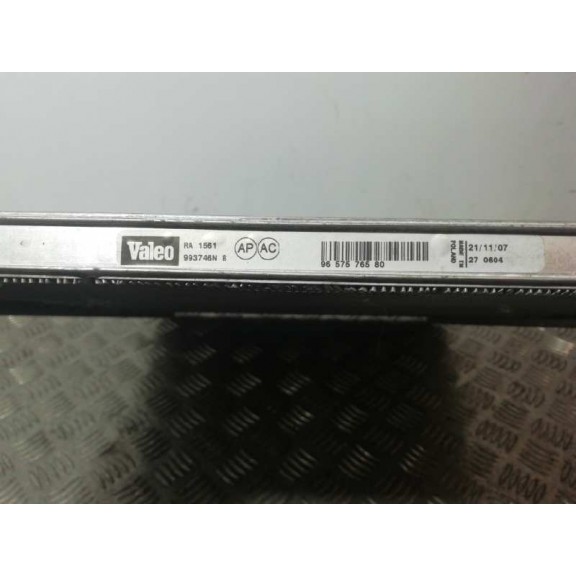 Recambio de radiador agua para peugeot 308 sport referencia OEM IAM 9657576580 1330F5 1330S8