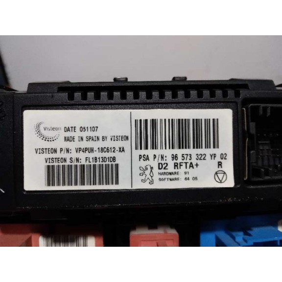 Recambio de mando climatizador para peugeot 407 st sport referencia OEM IAM 96573322  