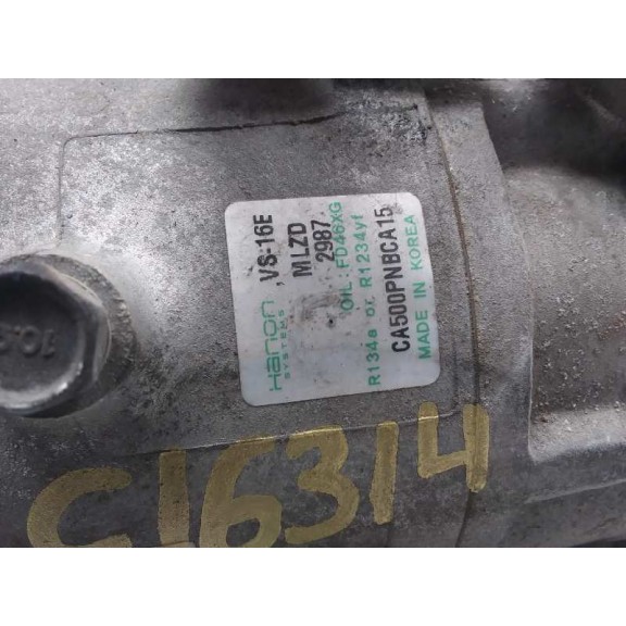 Recambio de compresor aire acondicionado para kia carens ( ) drive referencia OEM IAM CA500PNBCA15 97701A4500 