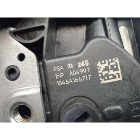 Recambio de cerradura puerta trasera derecha para citroën c3 live referencia OEM IAM PSA006249 9800624980 6 PINS