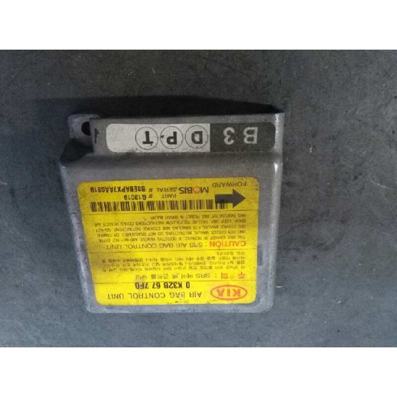 Recambio de centralita airbag para kia rio rs berlina (5-ptas.) referencia OEM IAM 0K32B677F0  