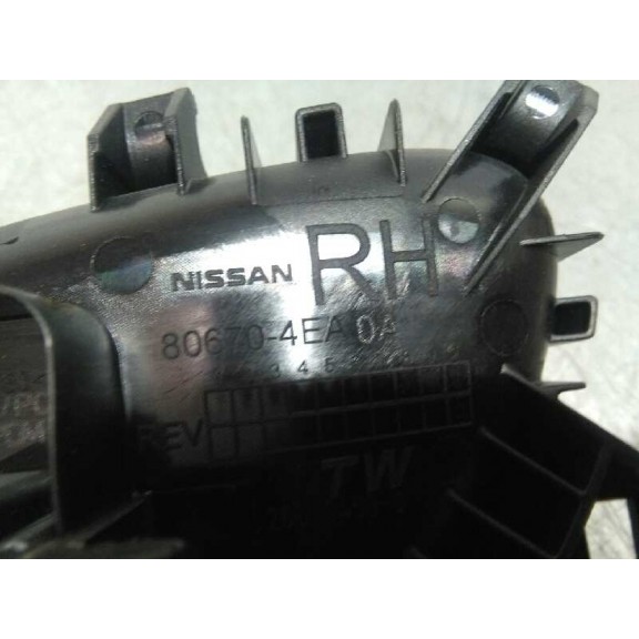 Recambio de maneta interior trasera derecha para nissan pulsar (c13) 1.2 16v cat referencia OEM IAM 806704EA CROMADA 