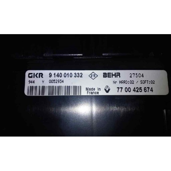 Recambio de mando climatizador para renault laguna (b56) 2.2 dt rxe referencia OEM IAM 7700425674  
