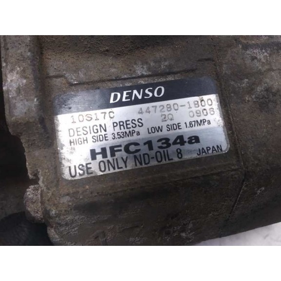 Recambio de compresor aire acondicionado para iveco daily pr cabina doble 29 l... batalla 3450 referencia OEM IAM 4472801800  